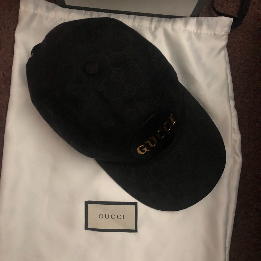 Gucci blk baseball hat small excellent condition - Picture 3 of 11